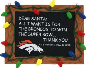 denver broncos christmas ornaments tQFV